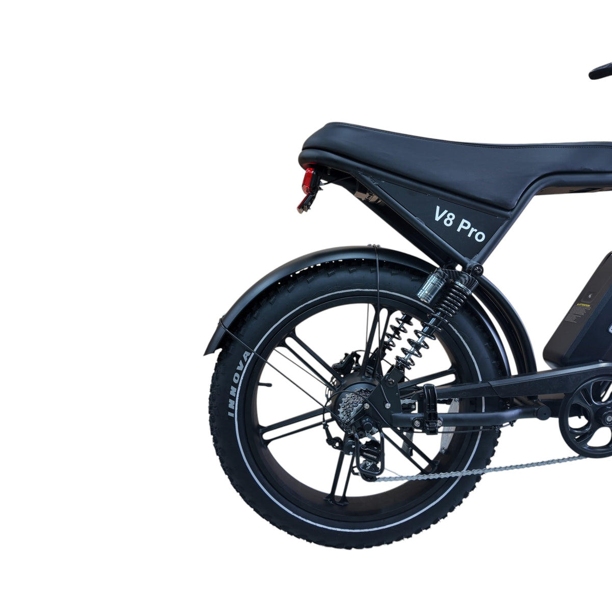 Ouxi V8 Pro Max 24 Inch Fatbike - Zwart - Enkele Accu - AE-trading