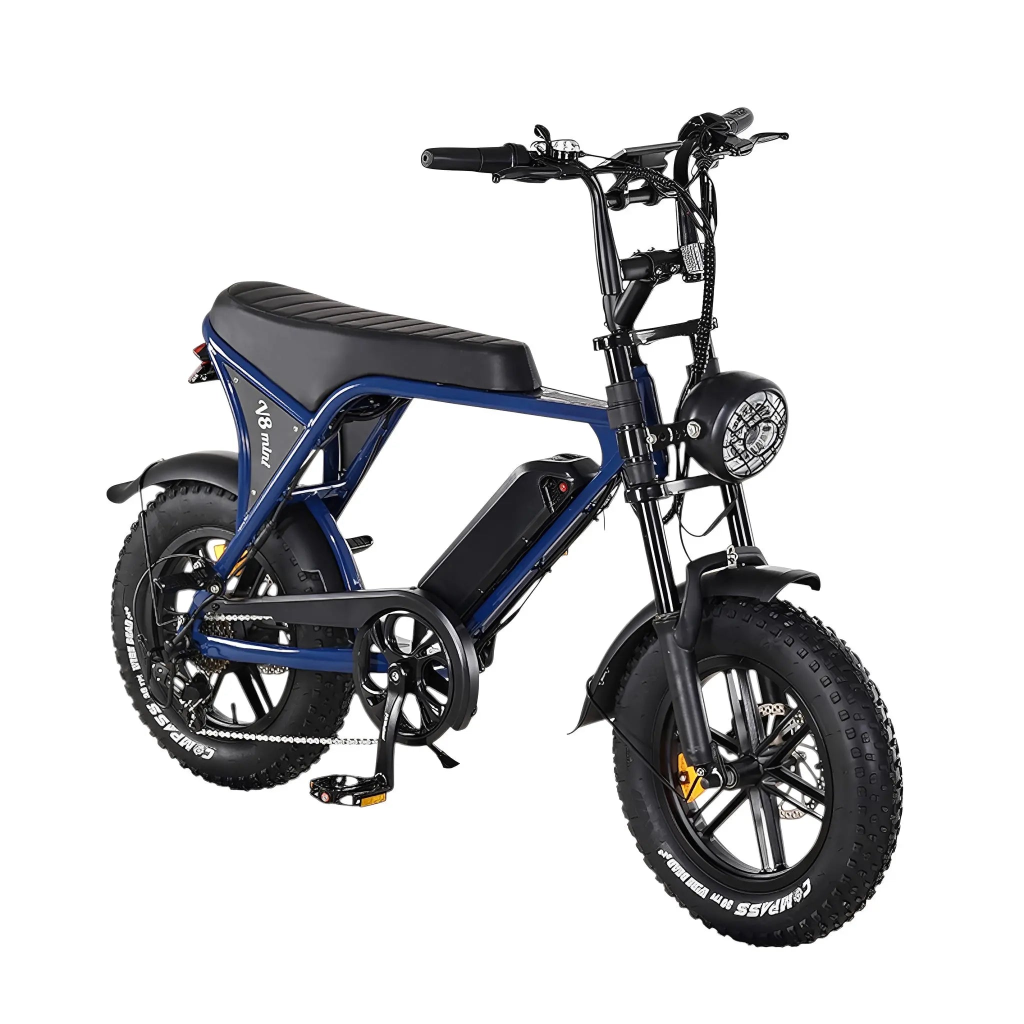 Ouxi V8 Pro Mini - Mini Fatbike - Blauw - Hydraulische Remmen - AE-trading