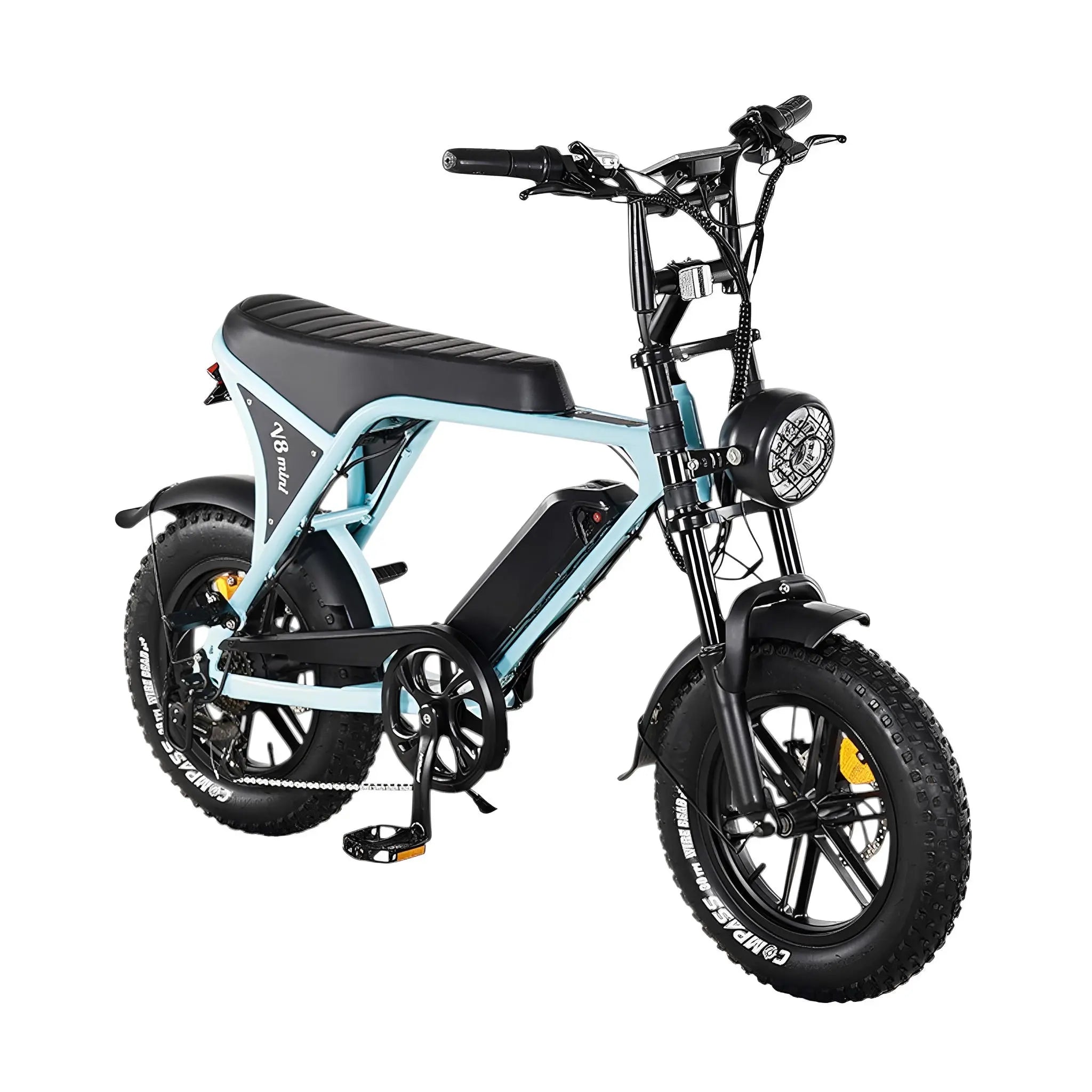 Ouxi V8 Pro Mini - Mini Fatbike - Hemelsblauw - Hydraulische Remmen - AE-trading
