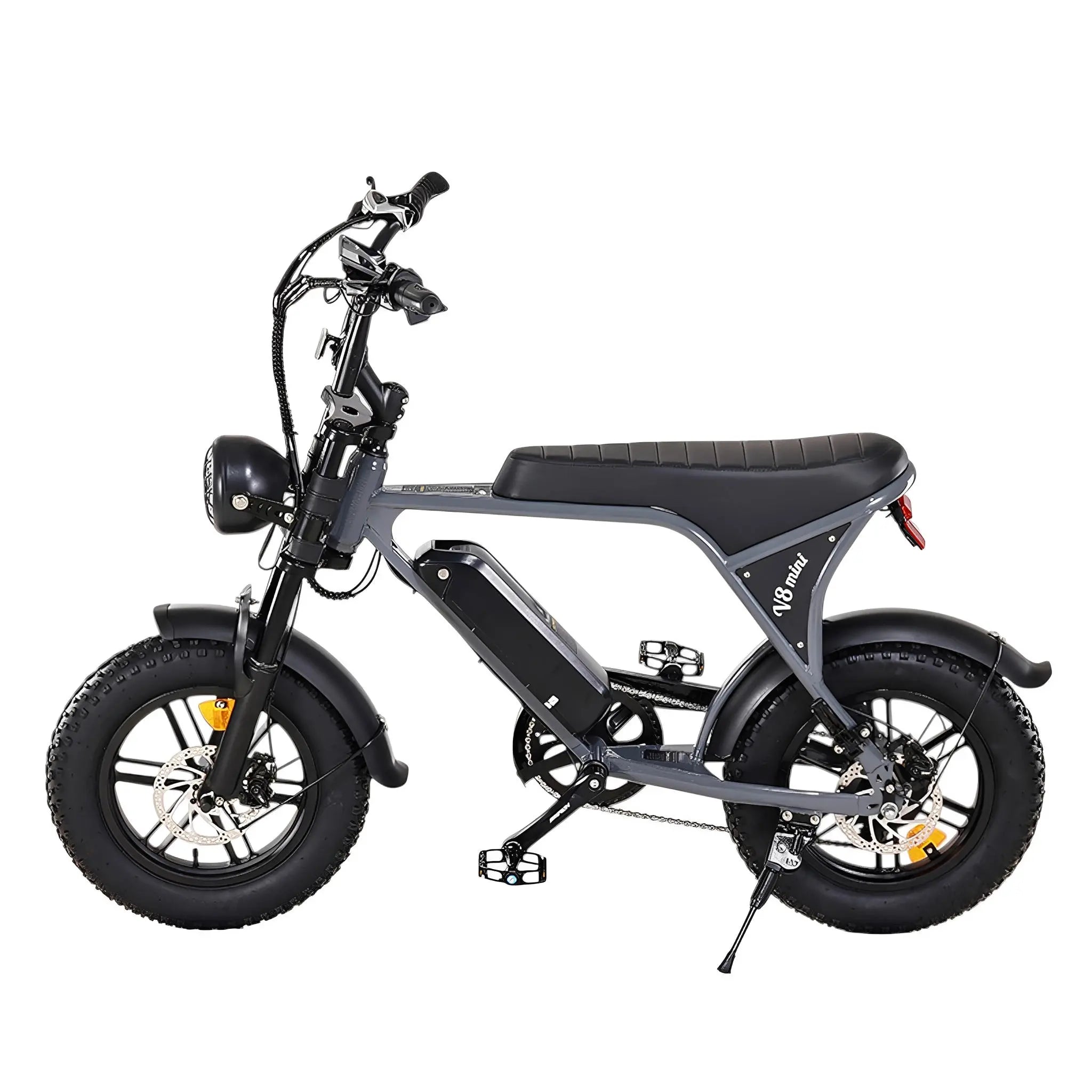 Ouxi V8 Pro Mini - Mini Fatbike - Lichtgrijs - Hydraulische Remmen - AE-trading