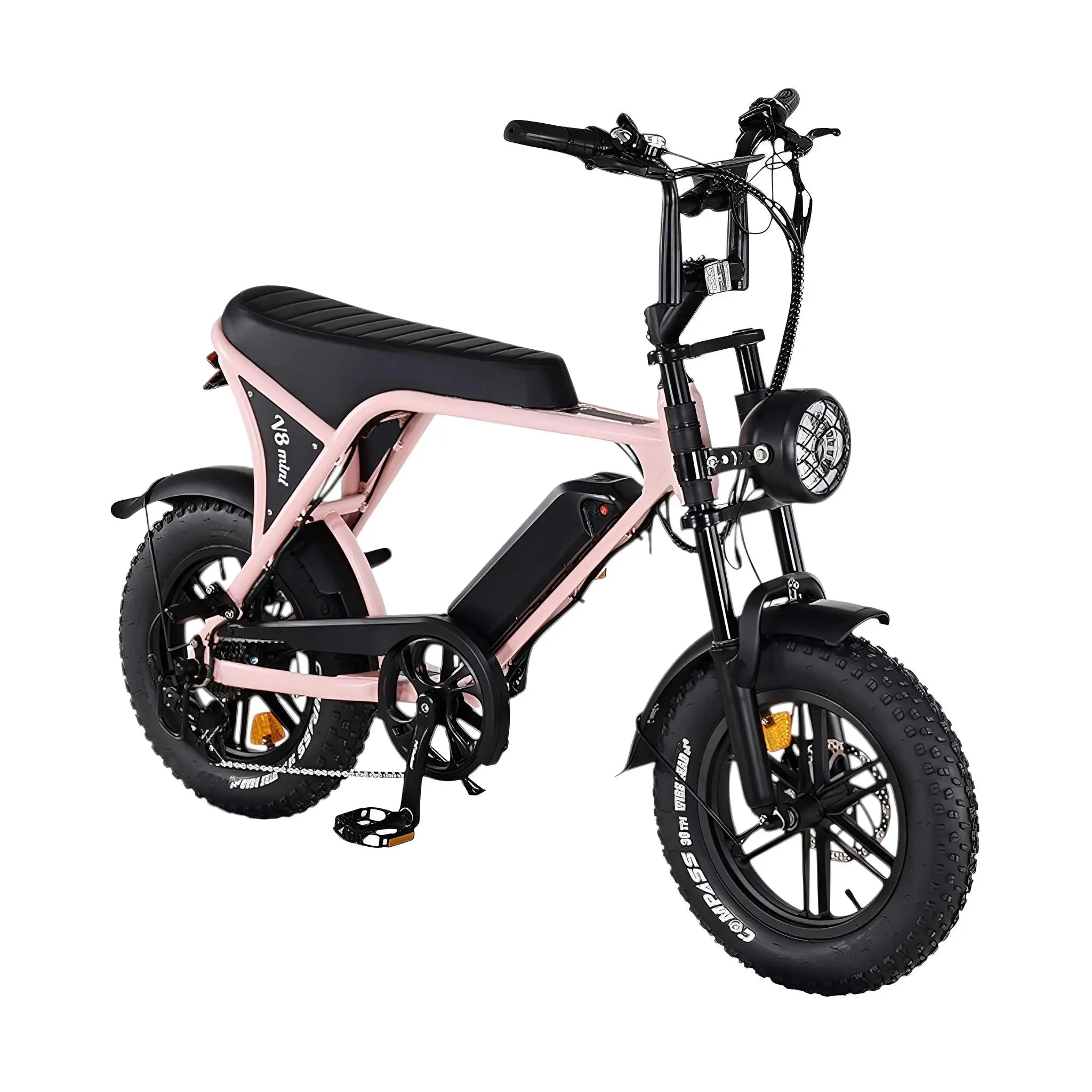 Ouxi V8 Pro Mini - Mini Fatbike - Roze - Hydraulische Remmen - AE-trading