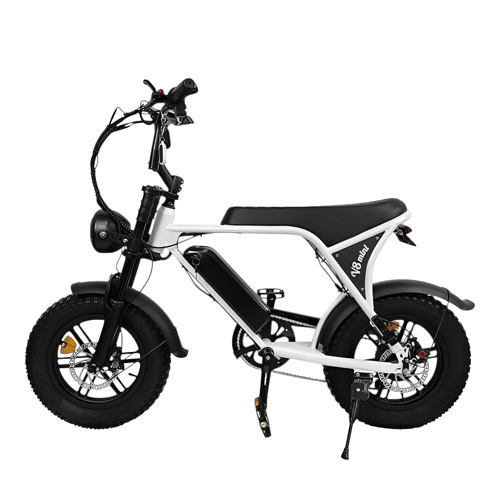 Ouxi V8 Pro Mini - Mini Fatbike - Wit - Hydraulische Remmen - AE-trading