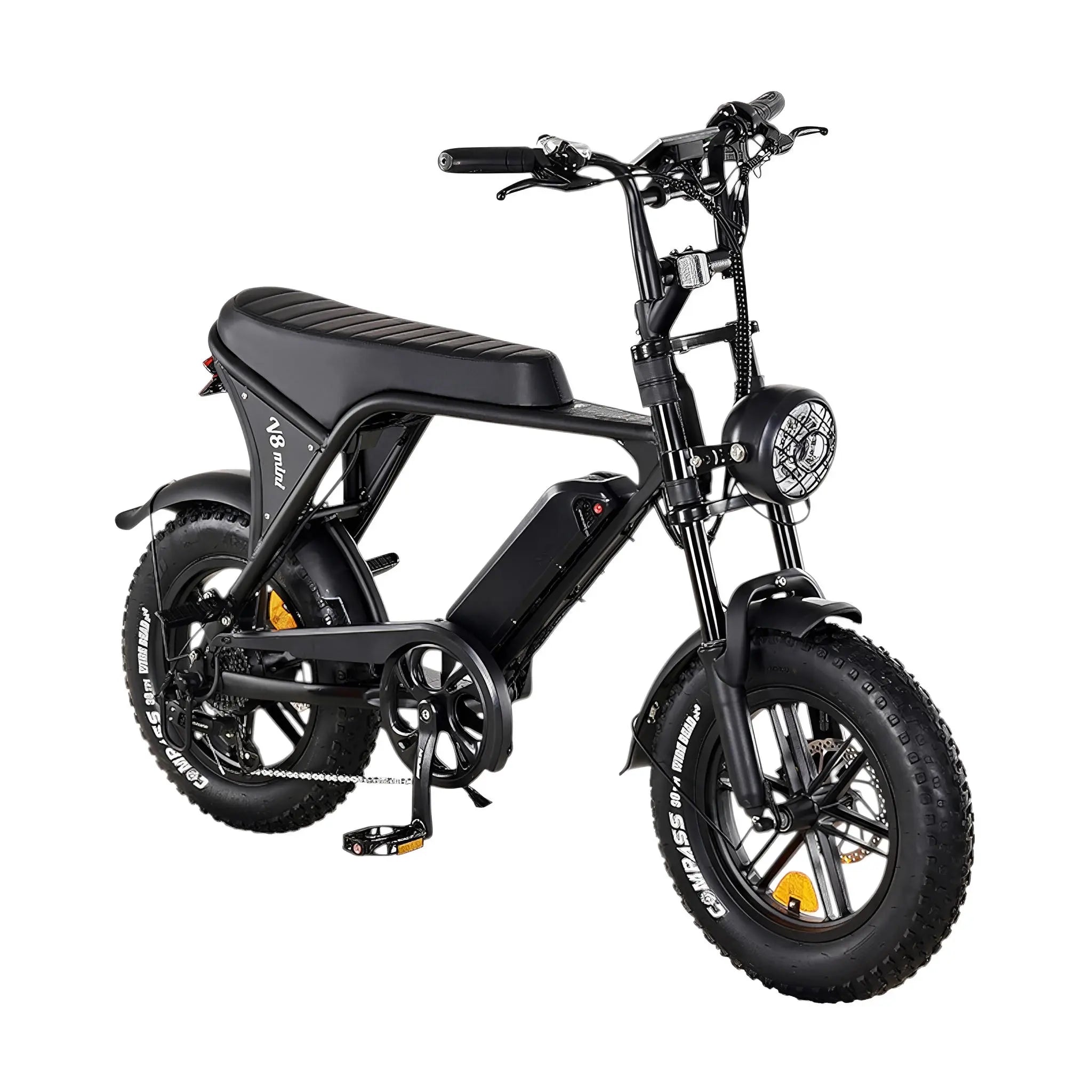 Ouxi V8 Pro Mini - Mini Fatbike - Zwart - Hydraulische Remmen - AE-trading