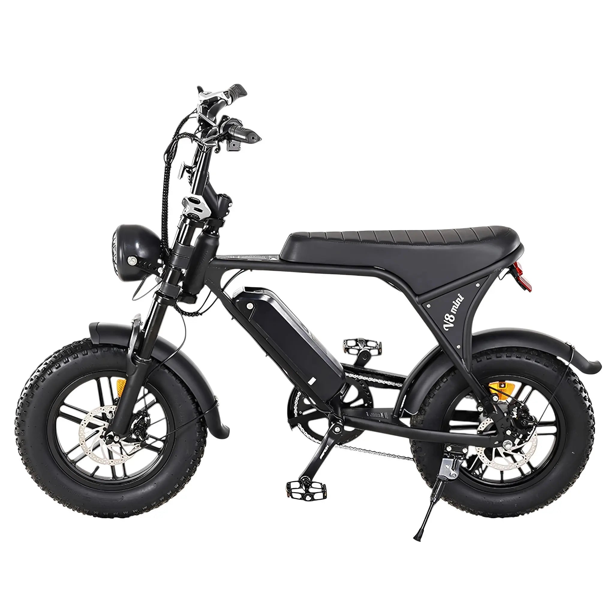 Ouxi V8 Pro Mini - Mini Fatbike - Zwart - Hydraulische Remmen - AE-trading