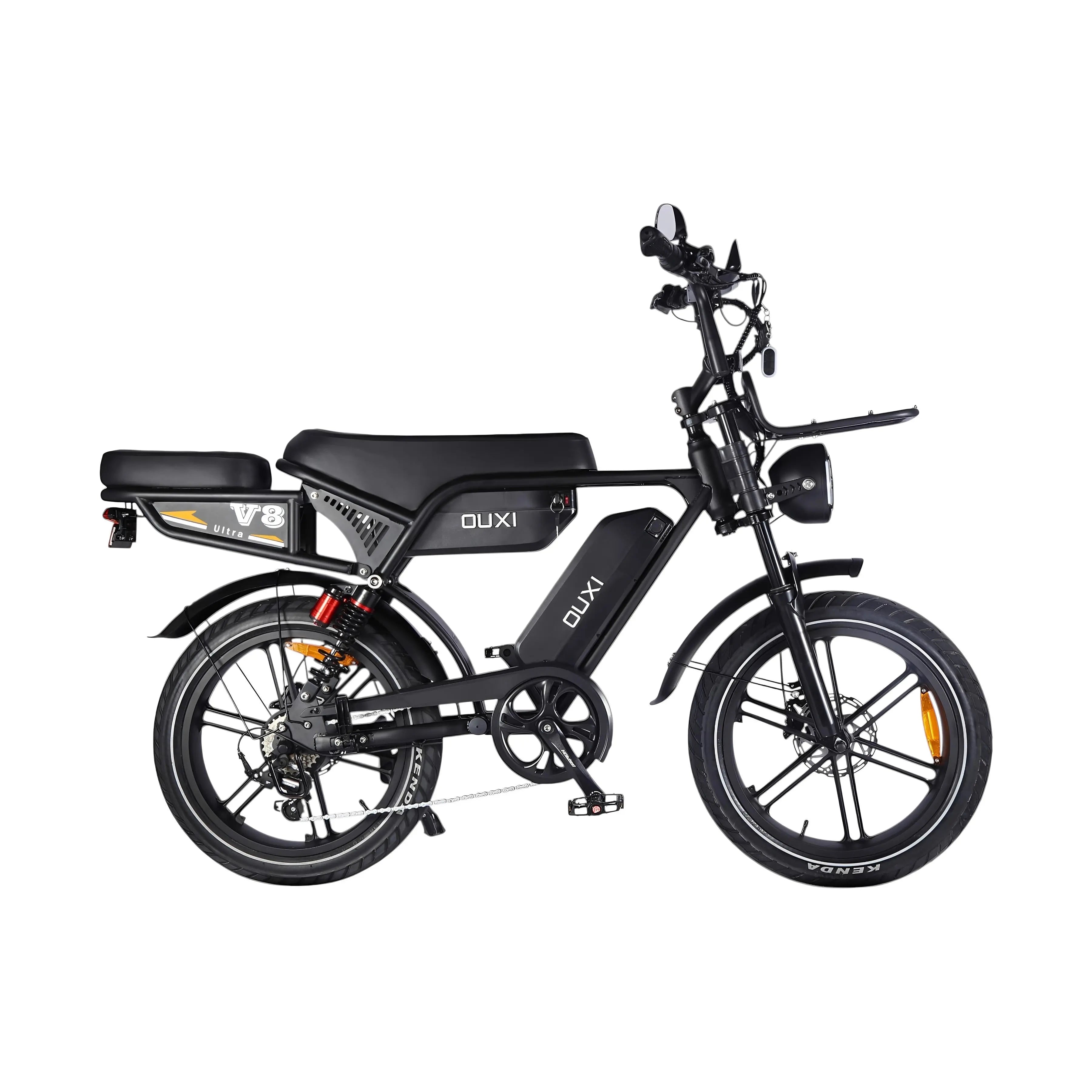 Ouxi V8 Ultra Max Fatbike - Zwart - Dubbele Accu - AE-trading