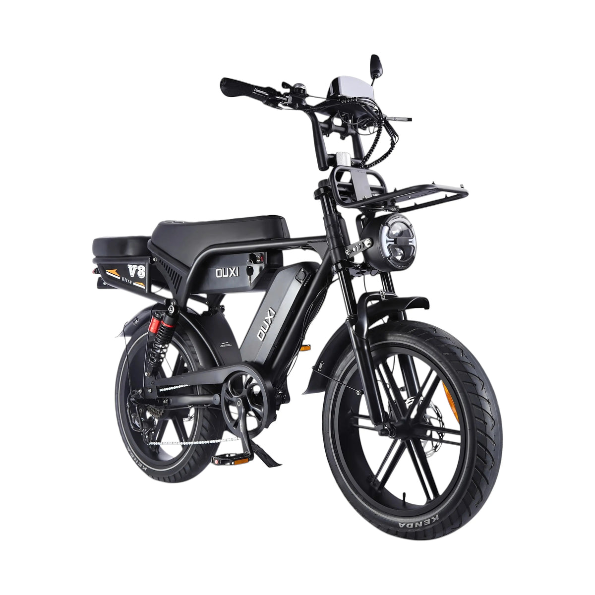 Ouxi V8 Ultra Max Fatbike - Zwart - Dubbele Accu - AE-trading