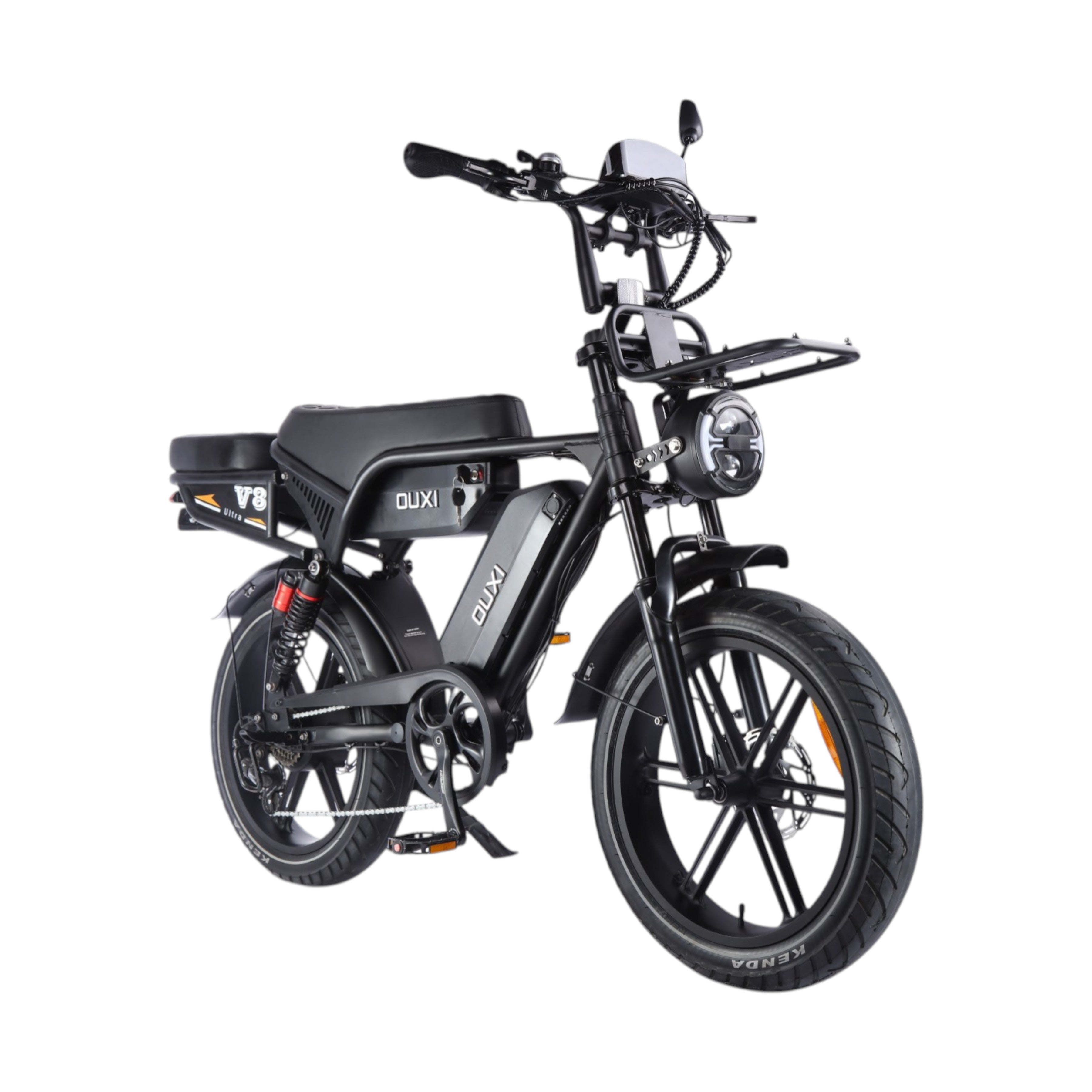Ouxi V8 Ultra Max Fatbike - Zwart - Dubbele Accu - AE-trading