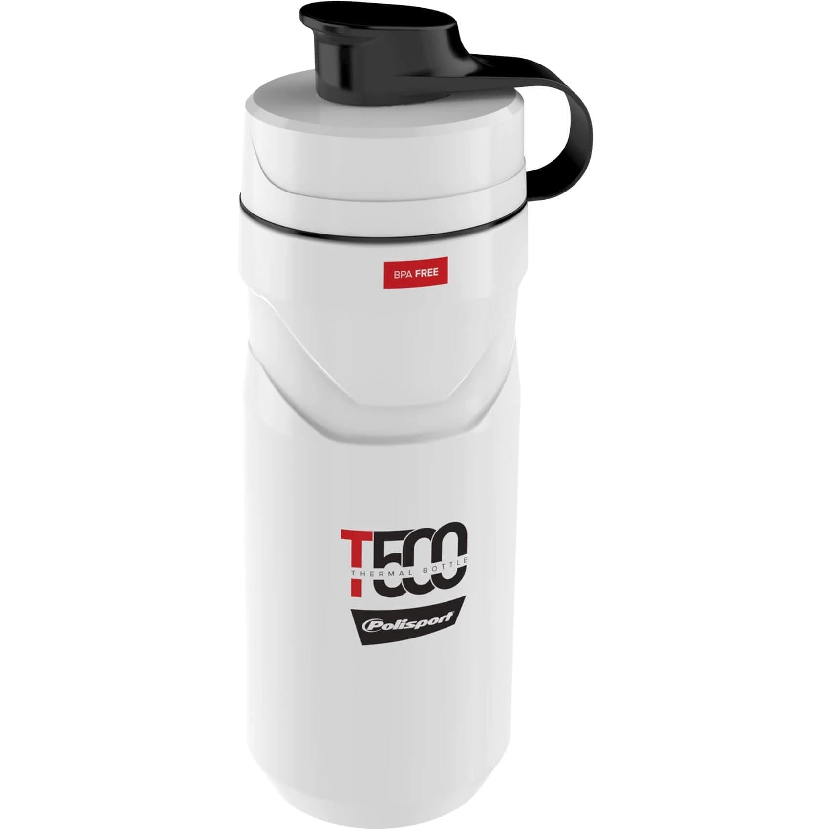 Polisport thermo bidon T500 white/red - AE-trading