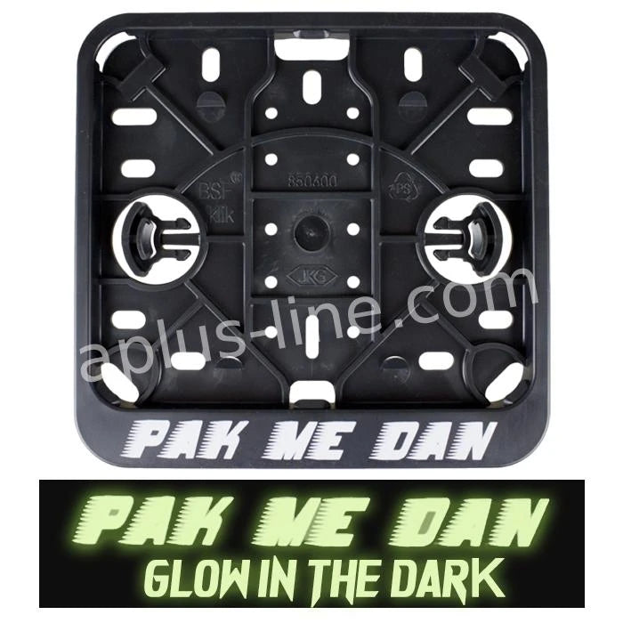 Bromfietskentekenplaathouders Liggend Bsf Pak Me Dan (Glow In The Dark) - AE-trading