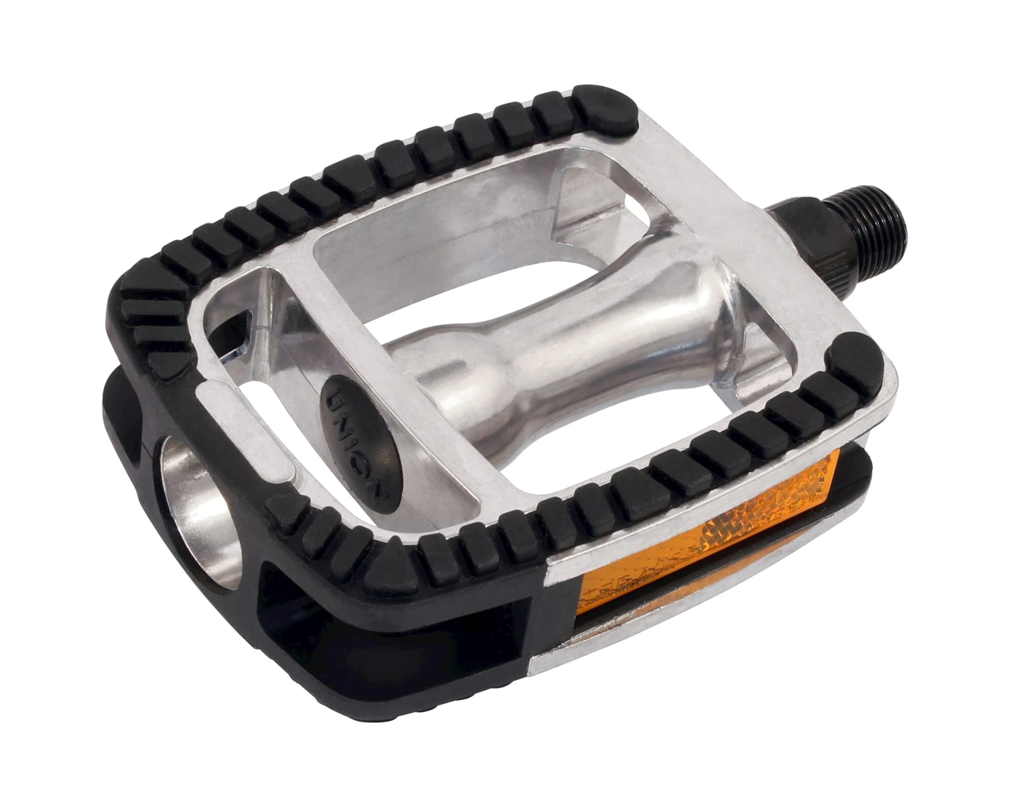 Union pedalen SP-812 alu zilver zwarte inleg op kaart - AE-trading
