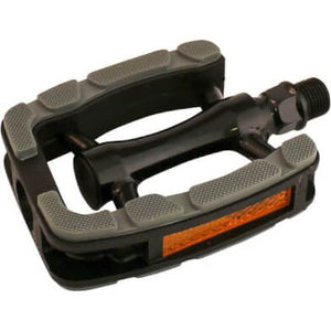 Union pedalen 823 alu zwart zwart grijze inleg bulk - AE-trading