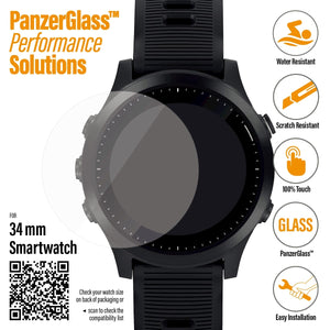 PanzerGlass SmartWatch 34mm screenprotector - AE-trading