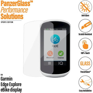PanzerGlass Garmin Edge Explore screenprotector ontspiegeld - AE-trading
