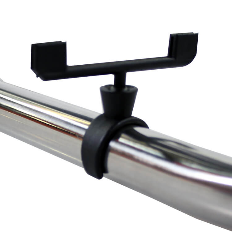 Mirage prijskaarthouder draaibaar op stuur zwart - AE-trading