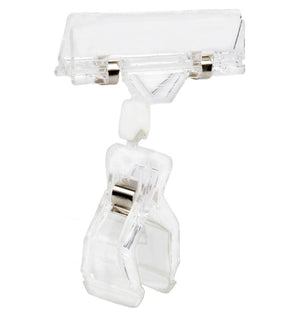 Mirage prijskaarthouder stuur 11x8cm transparant - AE-trading