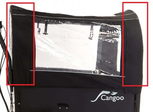 Huifstangen voor Cangoo – Stevig metalen frame voor regenhuif geschikt voor Cangoo Travel en Cangoo Buckle Up - AE-trading