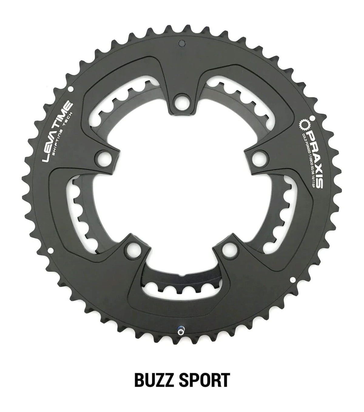Praxis kettingblad Buzz Sport 110BCD 48/32t zwart - AE-trading