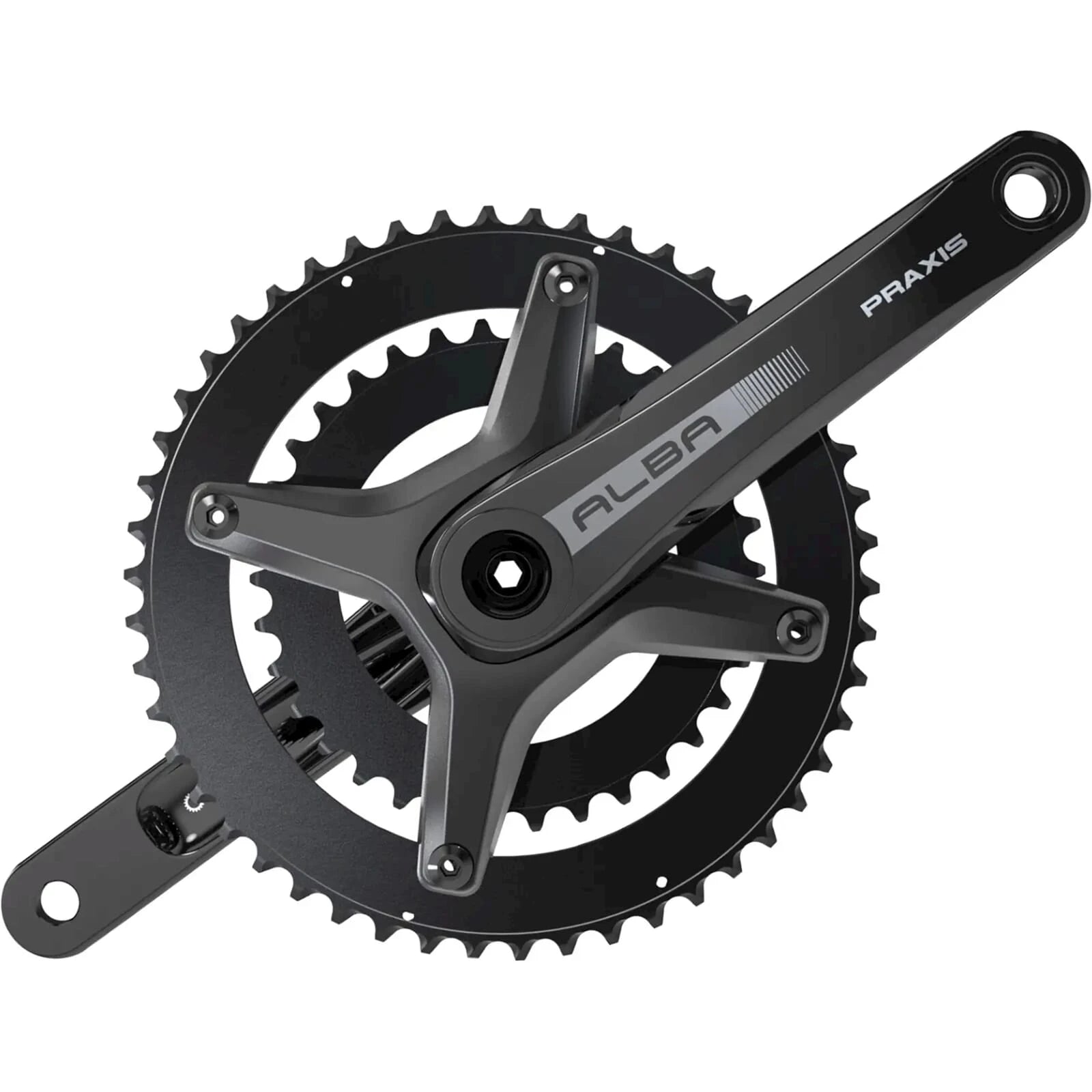 Praxis crankstel Alba M30 DM 170mm 50/34T LT2 10/11/12sp - AE-trading