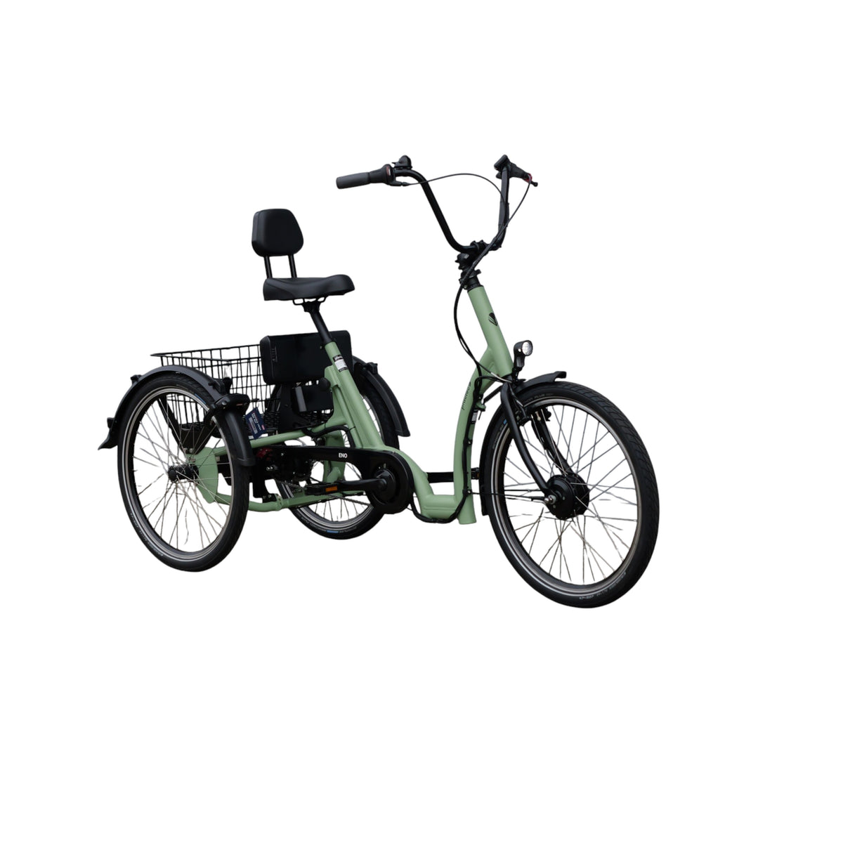Pfautec Eno FM - Elektrische driewieler - 324 Wh - Lichtgroen - AE-trading