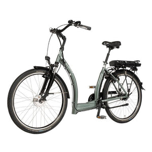 Pfautec S3 – Grijs – Elektrische Fiets – 324Wh accu – Extra lage instap 28cm – Voorwielmotor – Shimano Nexus 7 - AE-trading