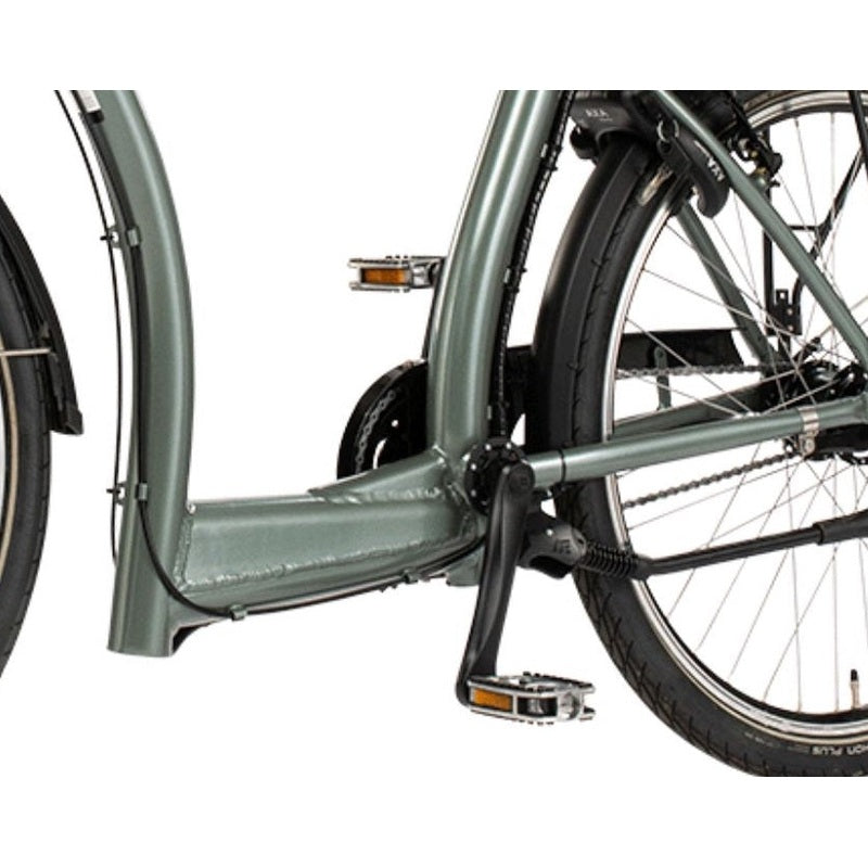 Pfautec S3 – Grijs – Elektrische Fiets – 324Wh accu – Extra lage instap 28cm – Voorwielmotor – Shimano Nexus 7 - AE-trading