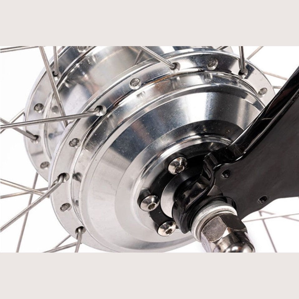 Pfautec S3 – Grijs – Elektrische Fiets – 324Wh accu – Extra lage instap 28cm – Voorwielmotor – Shimano Nexus 7 - AE-trading