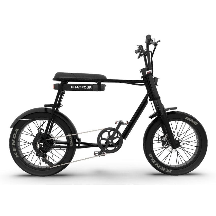 Phatfour FLB+ – Black – 470Wh – Elektrische Fatbike - AE-trading