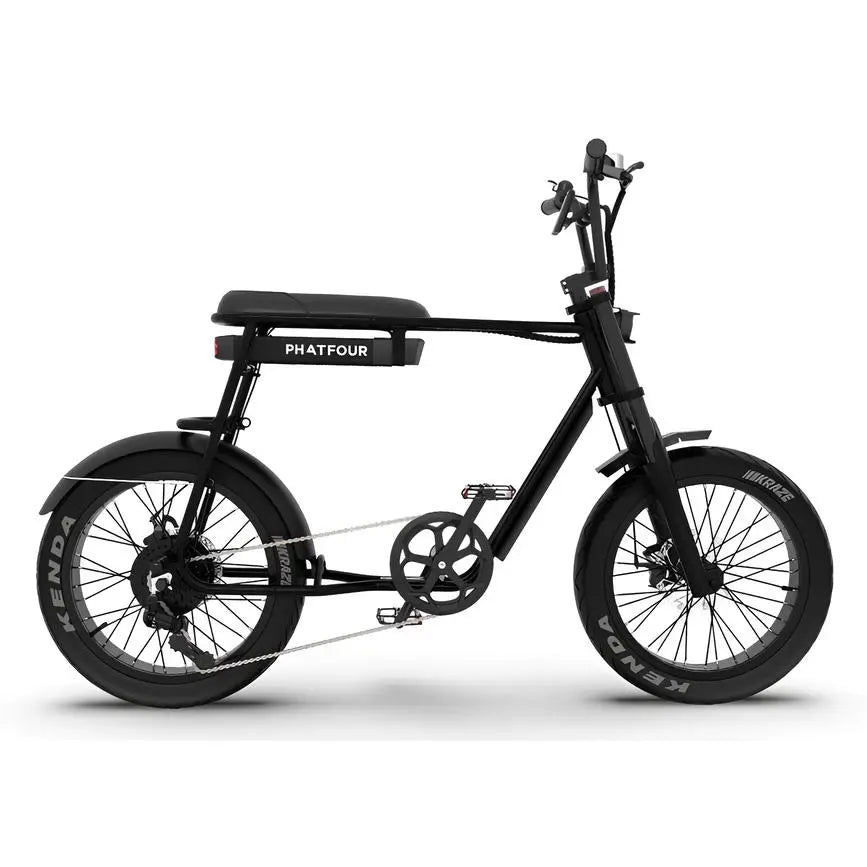 Phatfour FLB+ Fatbike – Zwart - 630Wh - AE-trading
