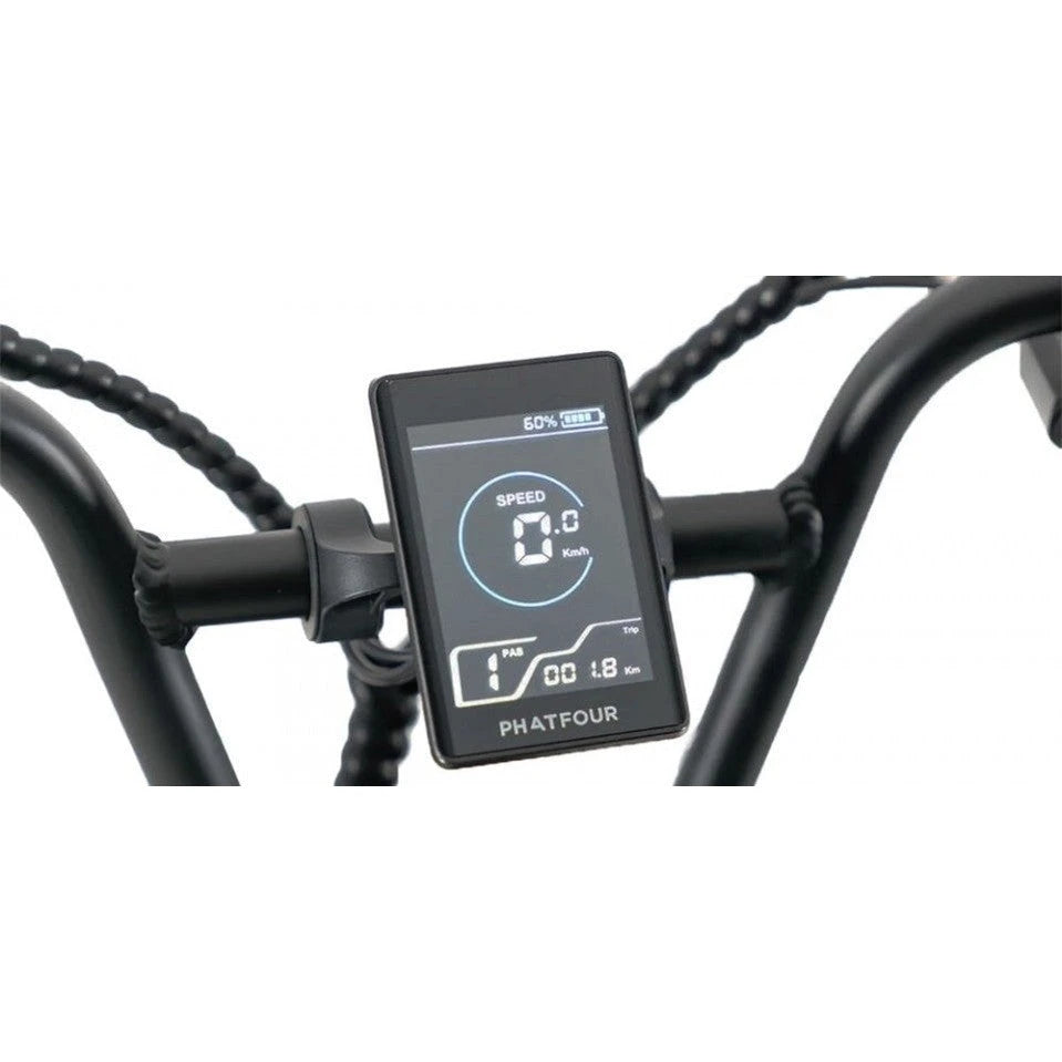 Phatfour FLB+ Fatbike – Zwart - 630Wh - AE-trading