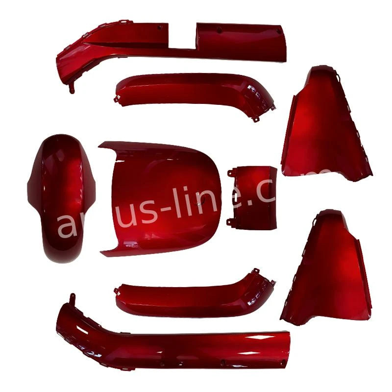 Plaatset Aplus Passend Op Segway E 110 / E 125 9 Delig Candy Red - AE-trading