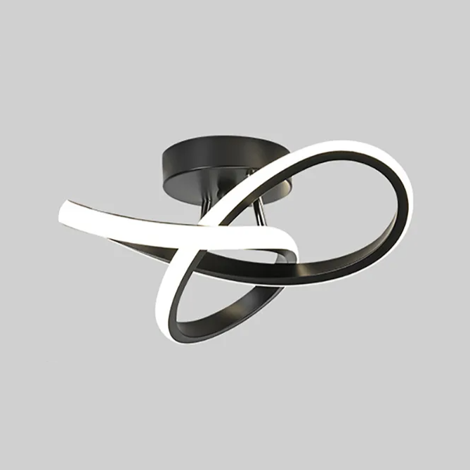 Plafondlamp led in het zwart met modern design 4500K 22W 220V - TALUTULA