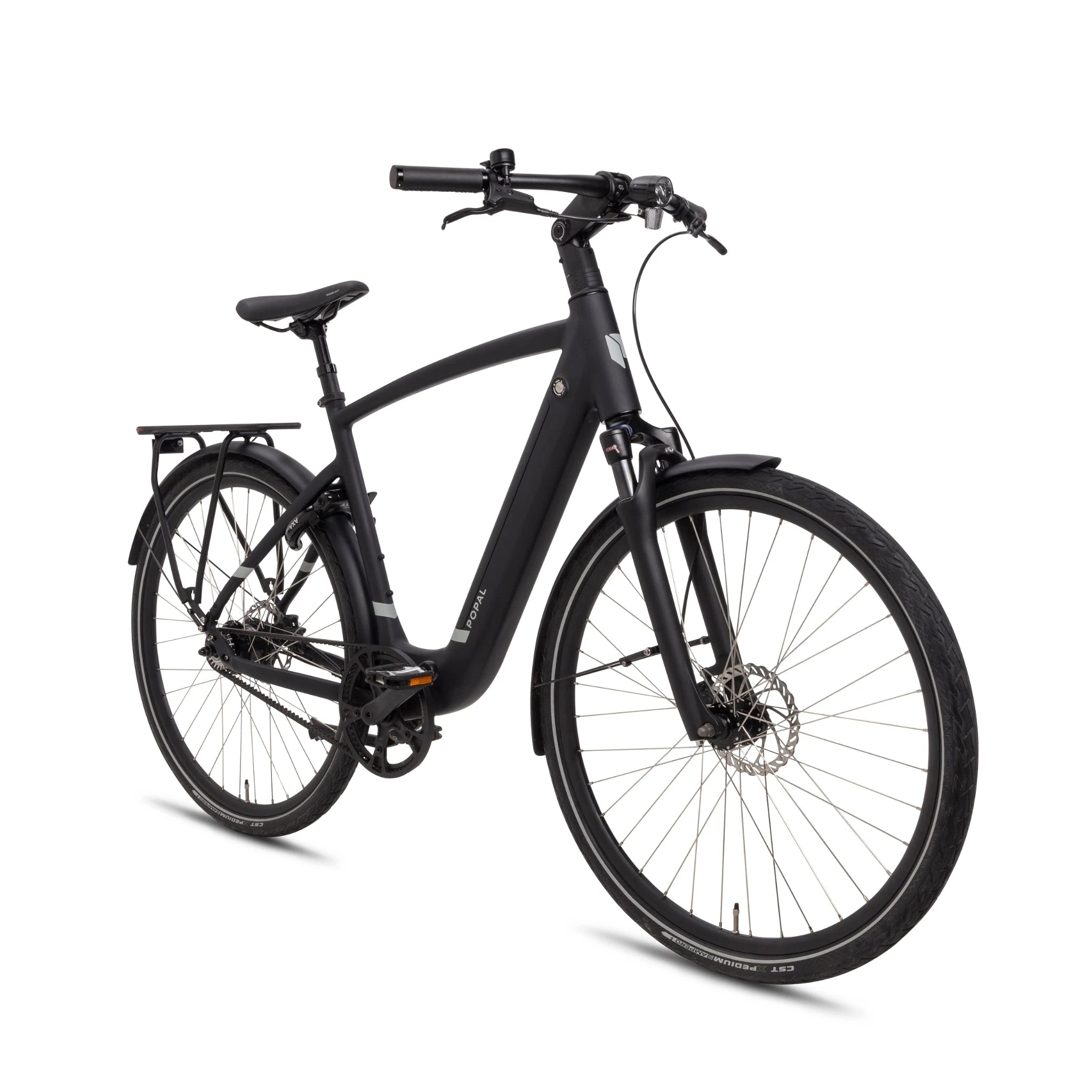 Popal ARC1 Elektrische Fiets - Mat zwart - 54cm - AE-trading