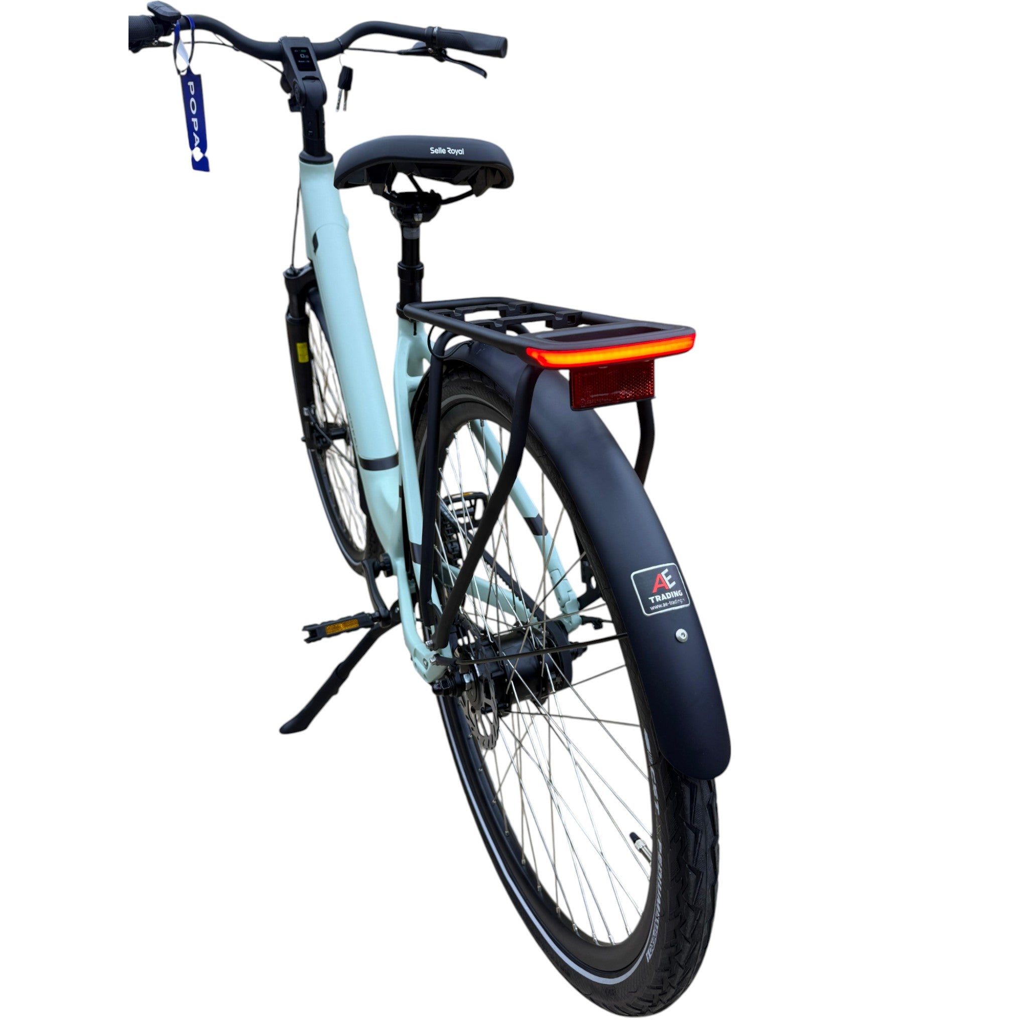 Popal ARC1 Plus - Elektrische Fiets - Groen - 28 inch - 47 cm - Belt Drive - Accu 504Wh (36V, 14.5Ah) - 35Nm Mivice Achternaafmotor - Hydraulische Remmen - AE-trading