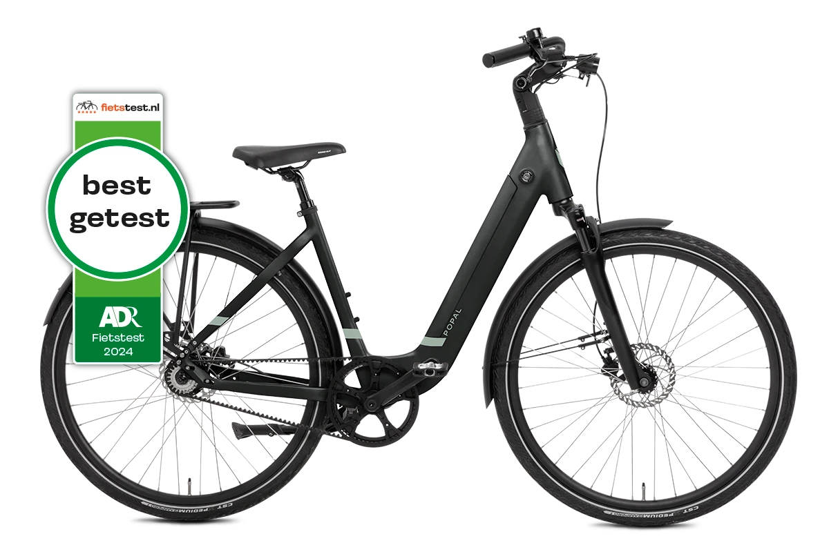 Popal ARC1+ Elektrische fiets - Mat zwart - 47cm - AE-trading
