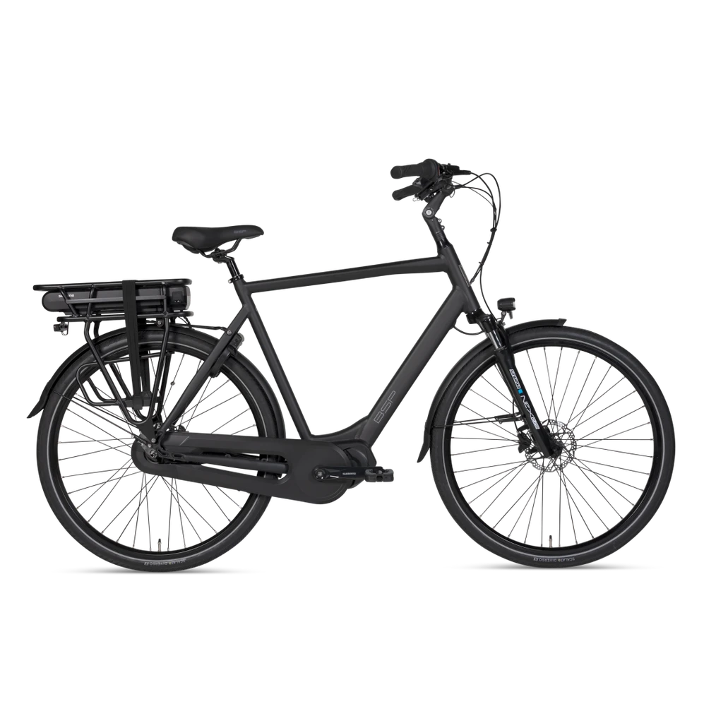 Popal Boozz Men Elektrische fiets Herenfiets E-Bike -504 Wh - M 56 cm - Onyx Black - AE-trading