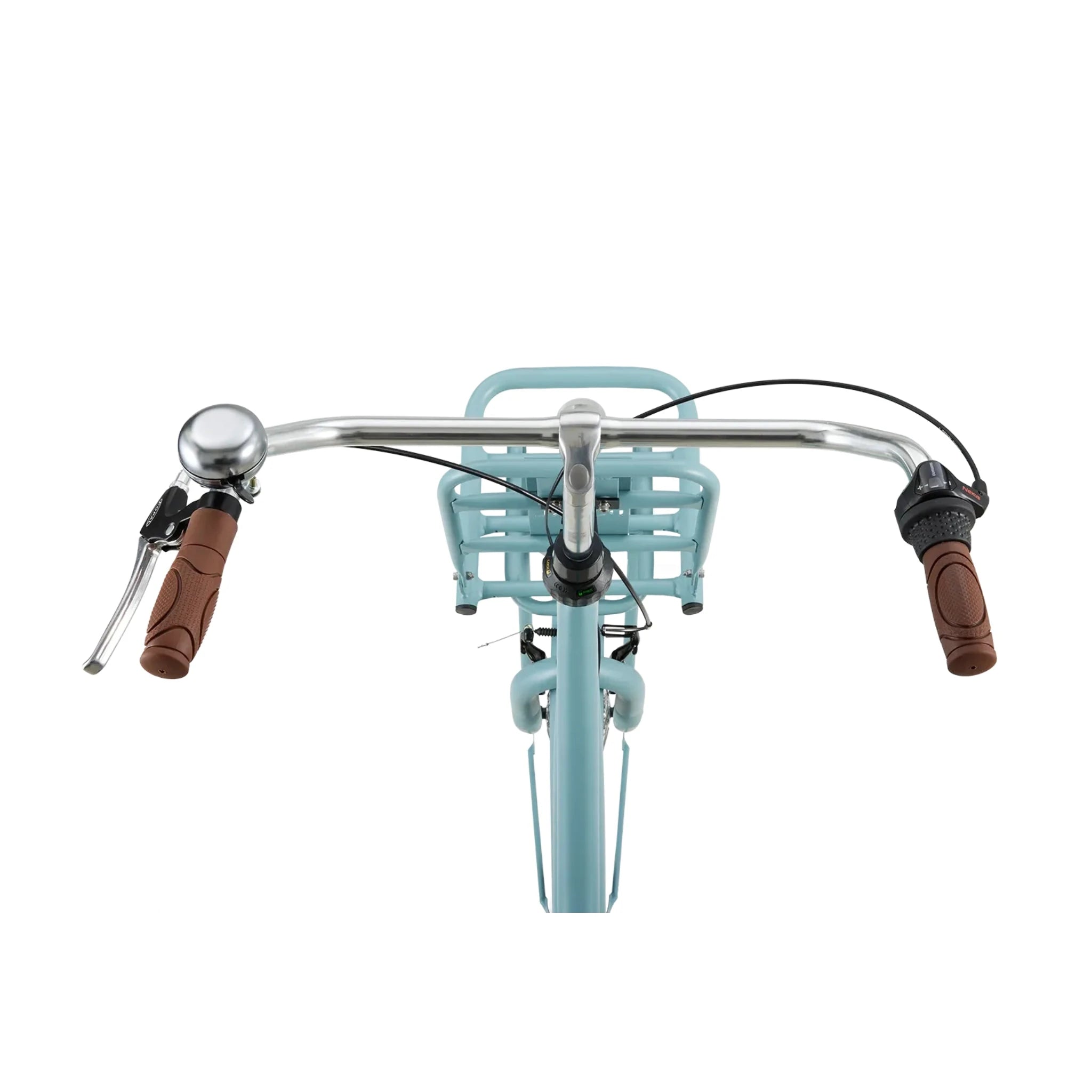 Popal Daily Dutch Basic+ 22 Inch Kinderfiets Mat Blauw Stalen Frame met Bagagedragers - AE-trading