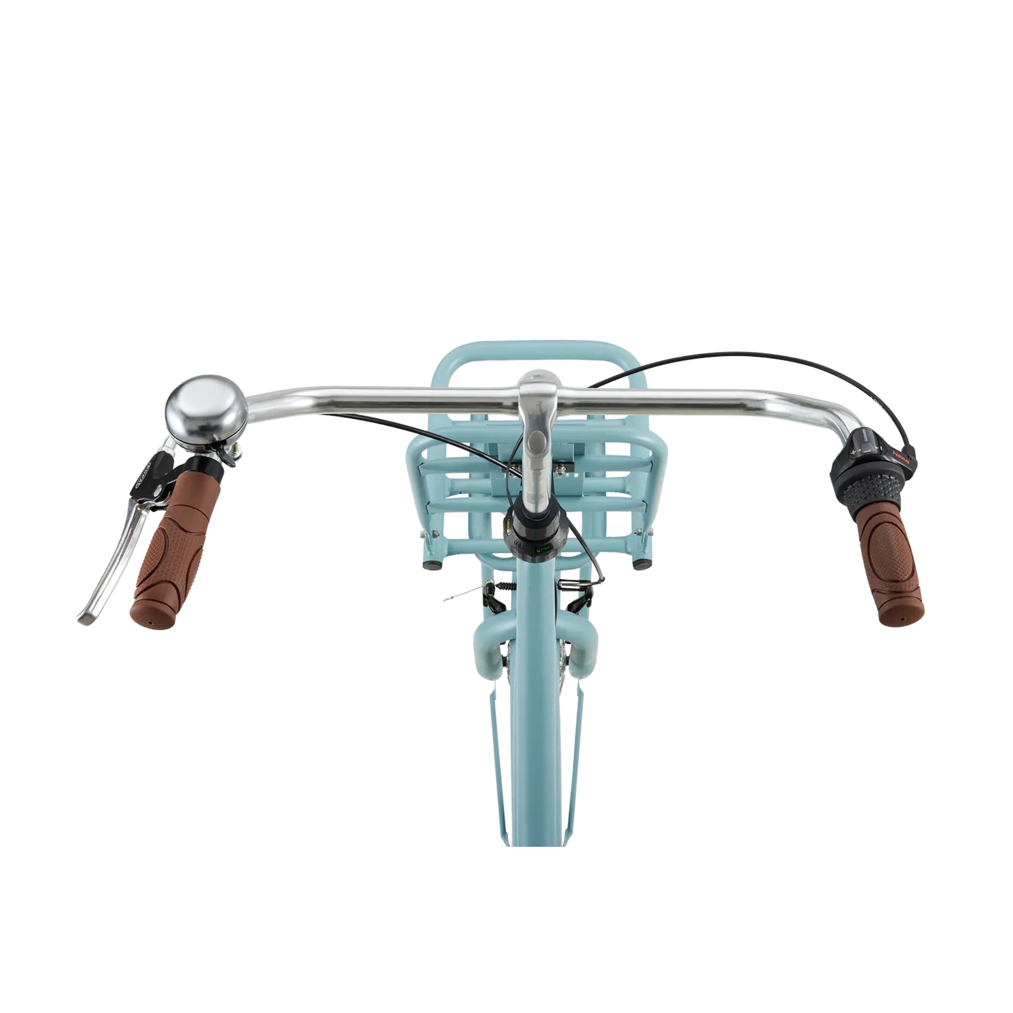 Popal Daily Dutch Basic+ 22 Inch Kinderfiets Mat Blauw Stalen Frame met Bagagedragers - AE-trading