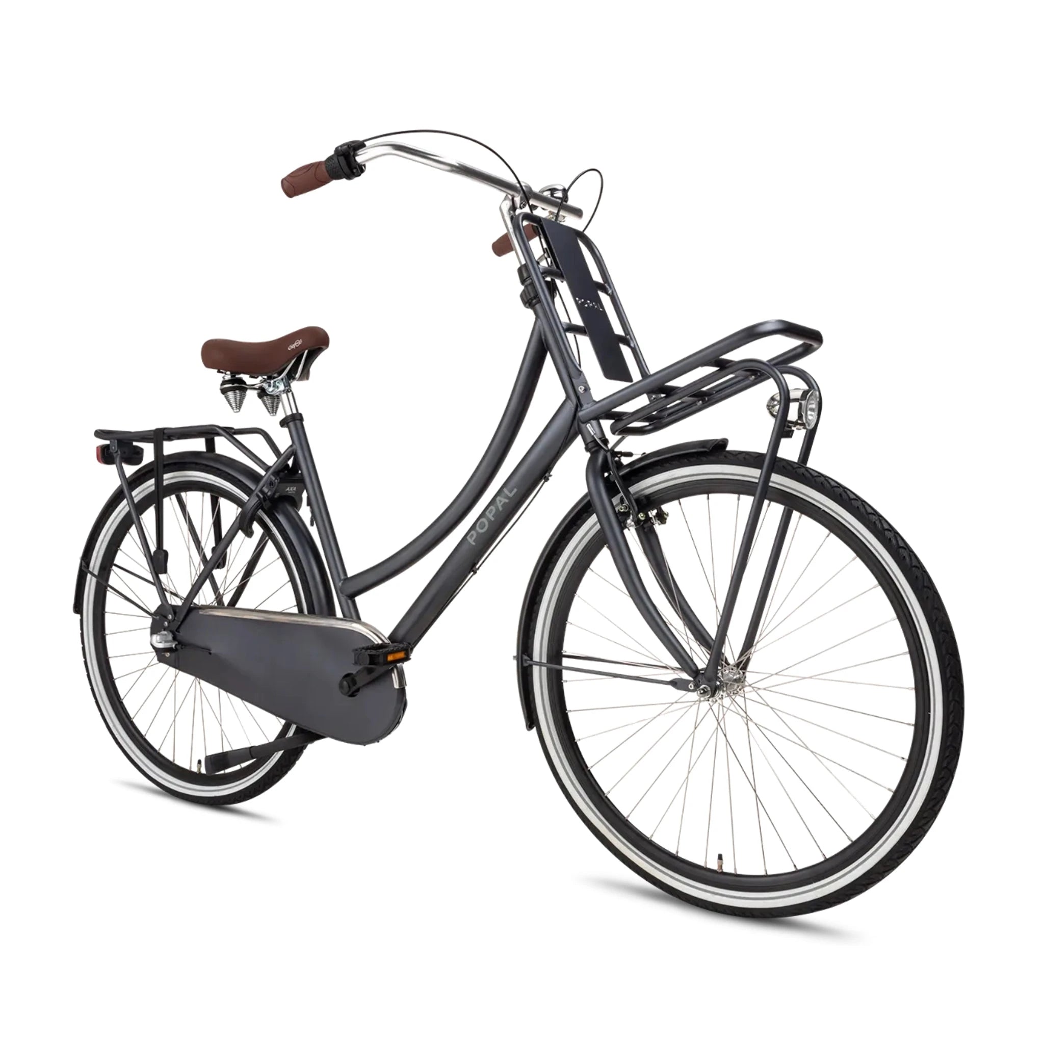 Popal Daily Dutch Basic+ 28 Inch 59 cm Petrol Blauw Met Robuust Frame En Reflecterend Logo - AE-trading