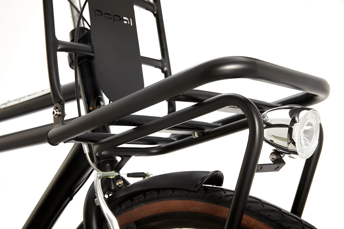 Popal Daily Dutch Basic+ 28 Inch Herenfiets Mat Zwart Tijdloos Ontwerp Robuust Frame - AE-trading