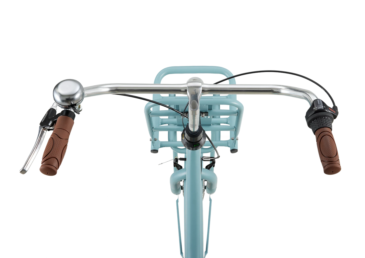 Popal Daily Dutch Basic+ Kinderfiets 24 Inch Stalen Frame Mat Blauw - AE-trading