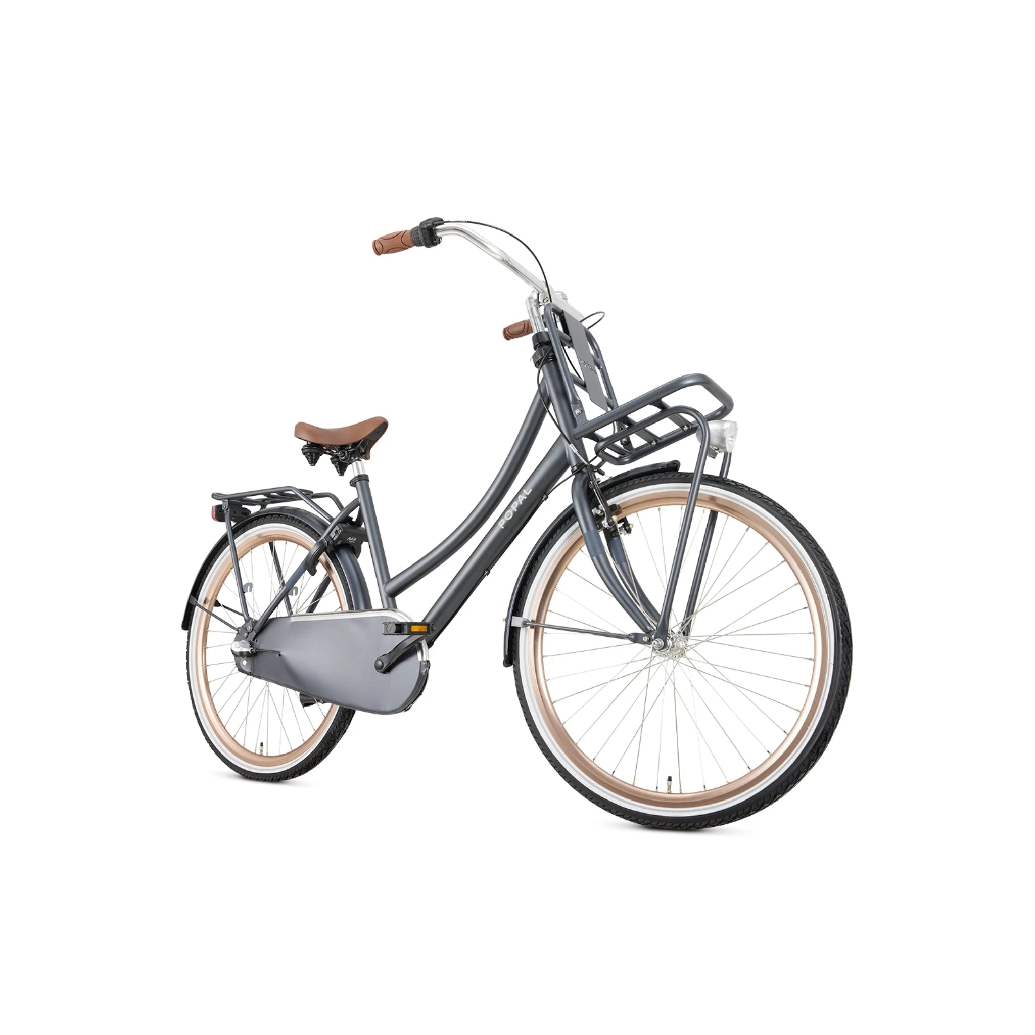 Popal Daily Dutch Basic+ Transportfiets 26 Inch Drie Versnellingen LED-Verlichting Petrol Blauw - AE-trading