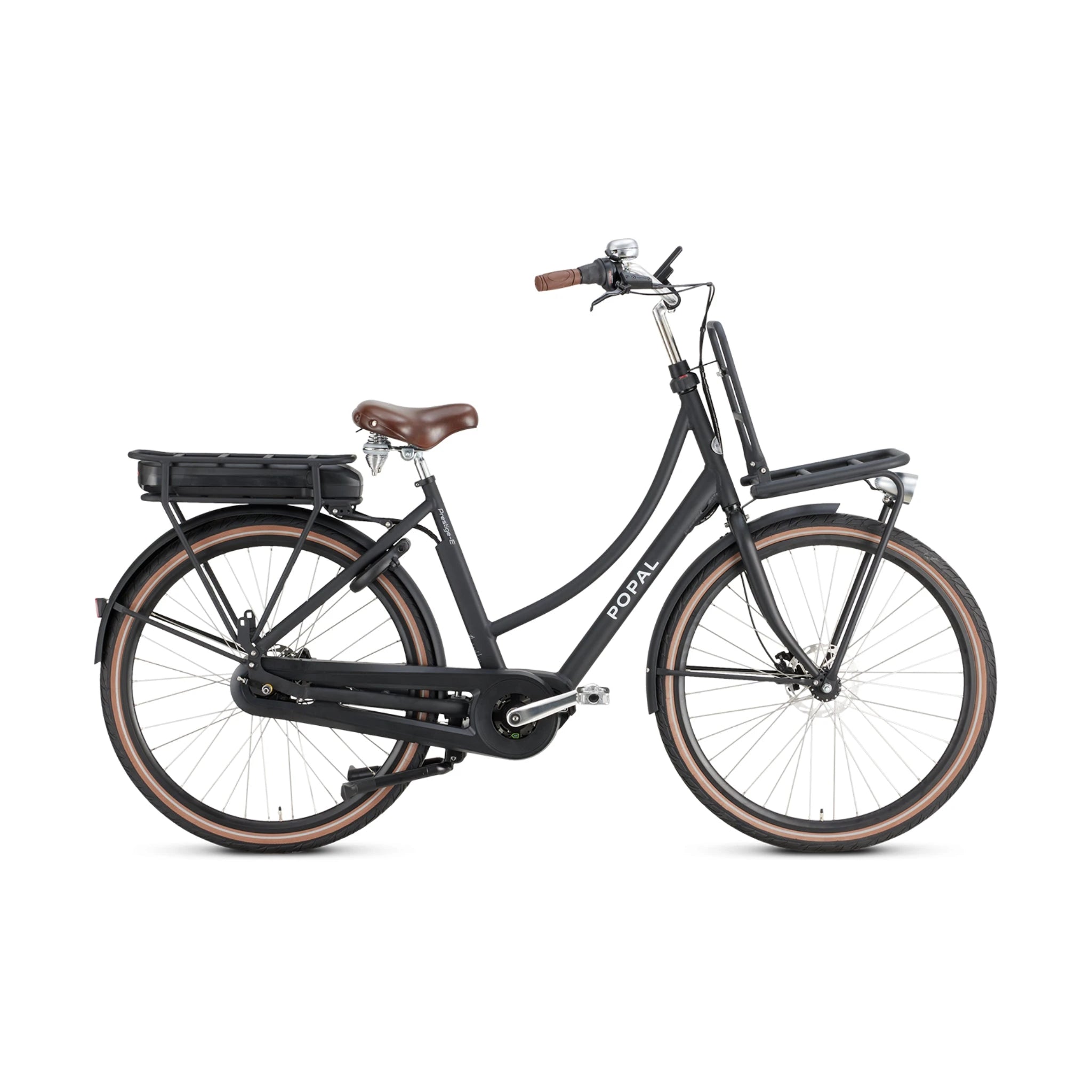 Popal Daily Dutch Prestige-E MM N7 Mat Zwart XS Met Bafang M200 Middenmotor - AE-trading