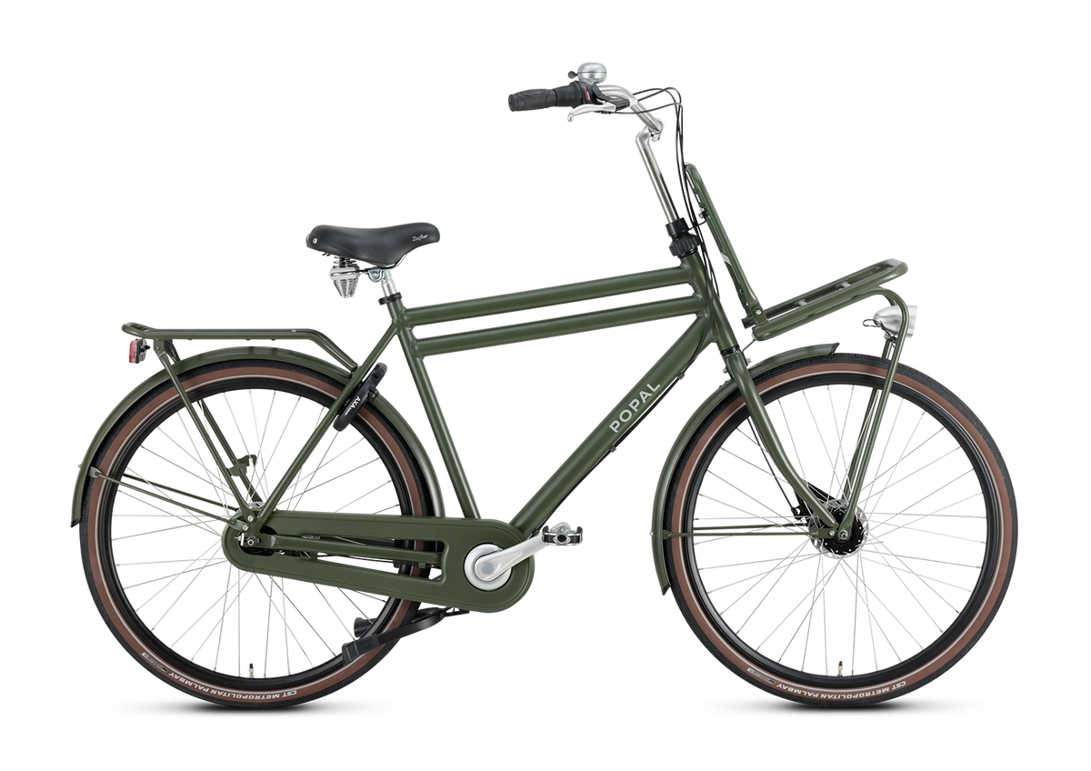 Popal Daily Dutch Prestige N7 28 Inch Army Groen Aluminium Frame Zeven Versnellingen Reflecterend Logo - AE-trading