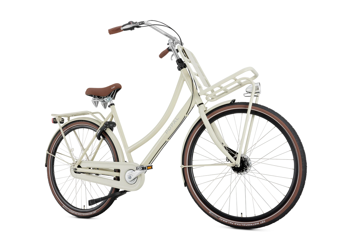 Popal Daily Dutch Prestige N7 RB Cosmic Sand L Aluminium Fiets Met Zeven Versnellingen En Reflecterend Logo - AE-trading