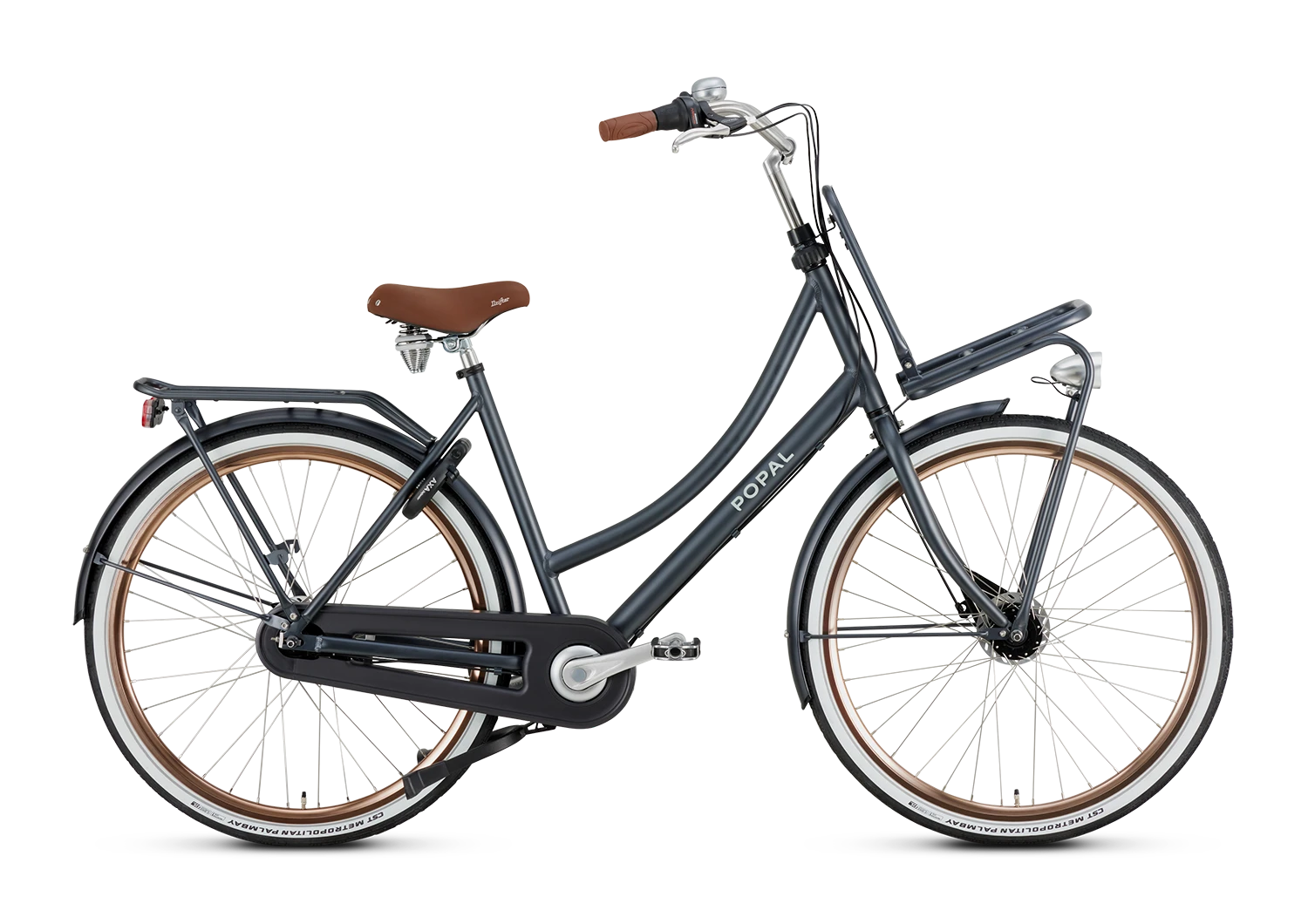 Popal Daily Dutch Prestige N7 RB Damesfiets Aluminium Frame 7 Versnellingen Petrol Blue XS - AE-trading
