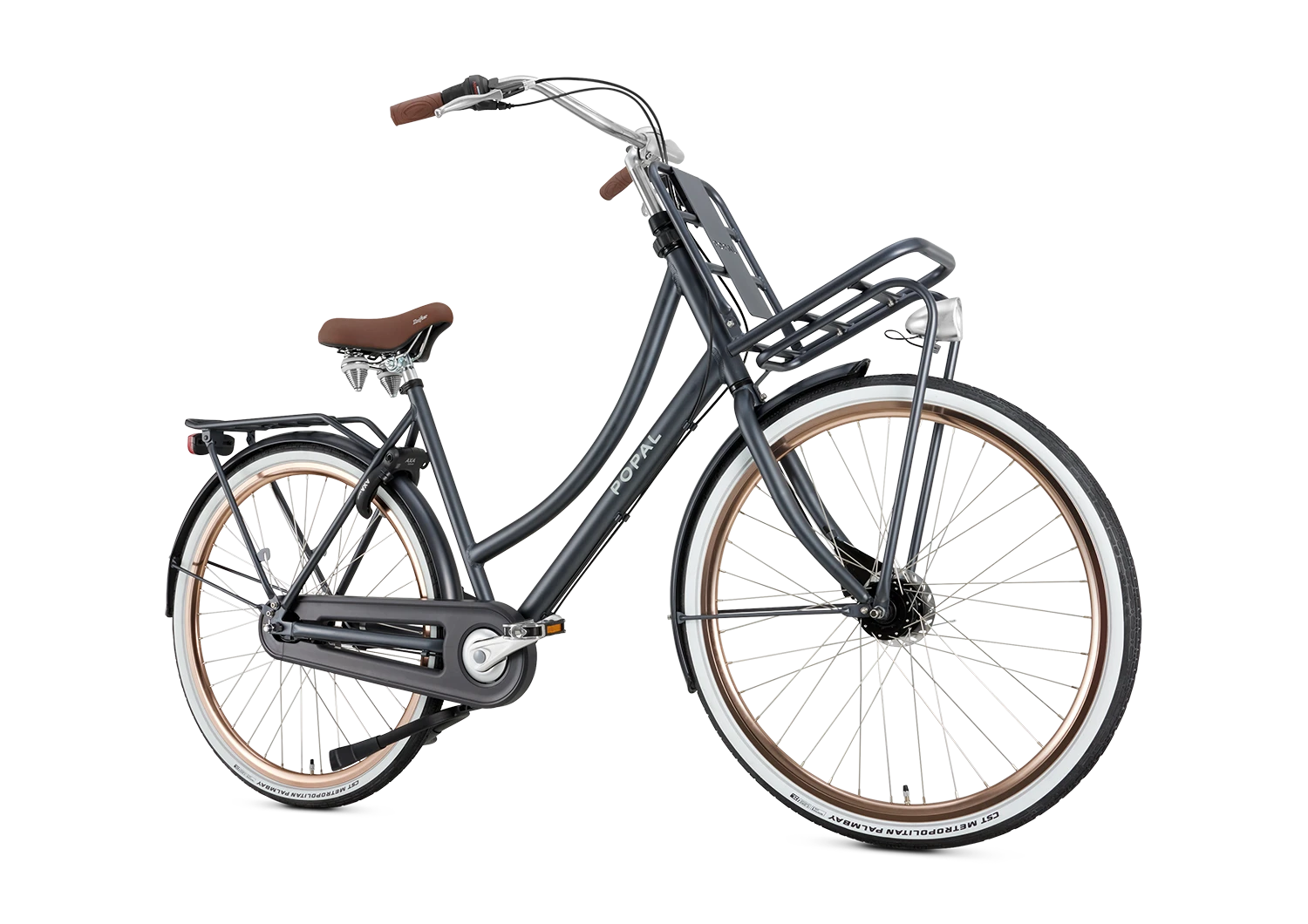 Popal Daily Dutch Prestige N7 RB Damesfiets Aluminium Frame 7 Versnellingen Petrol Blue XS - AE-trading