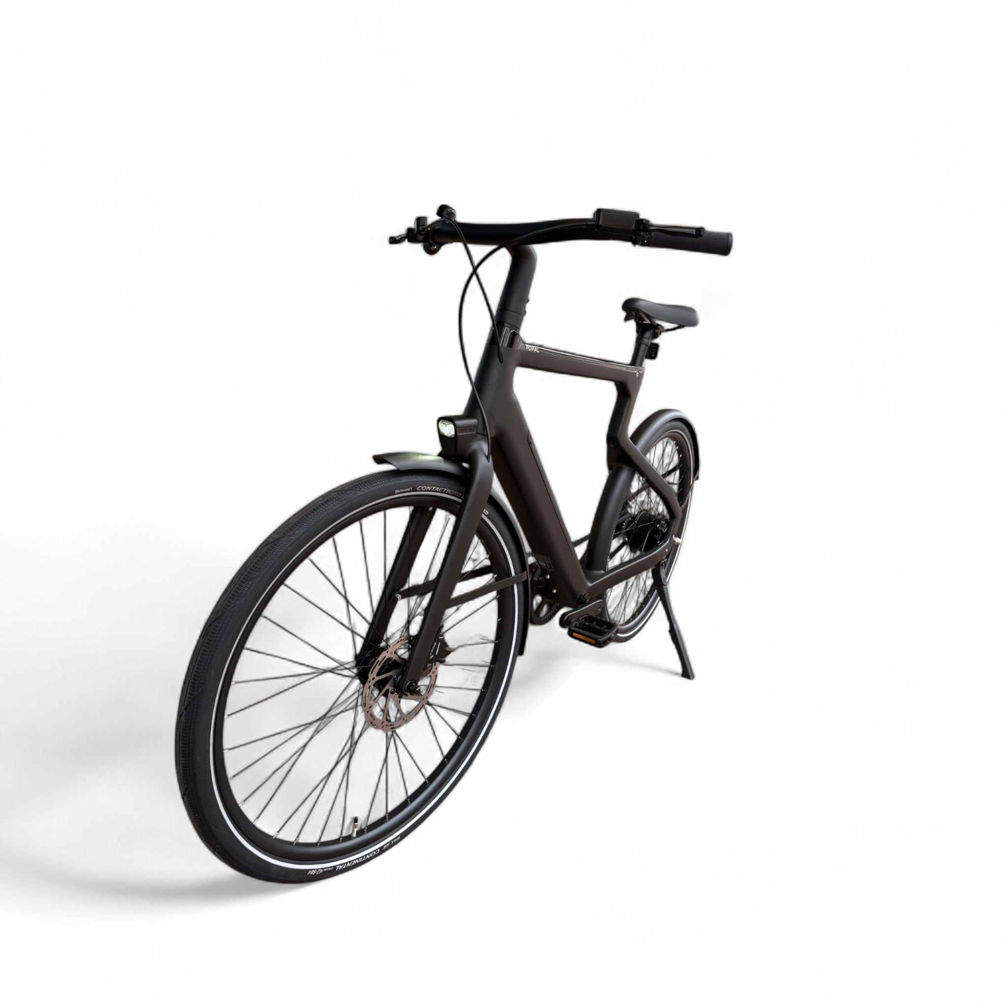 Popal Era 2025 - Elektrische Stadsfiets - Mat Zwart - 28 inch - Belt Drive - Accu 504Wh (36V, 14Ah) - 250W (40Nm) Bafang Achterwielmotor - Hydraulische Remmen - AE-trading