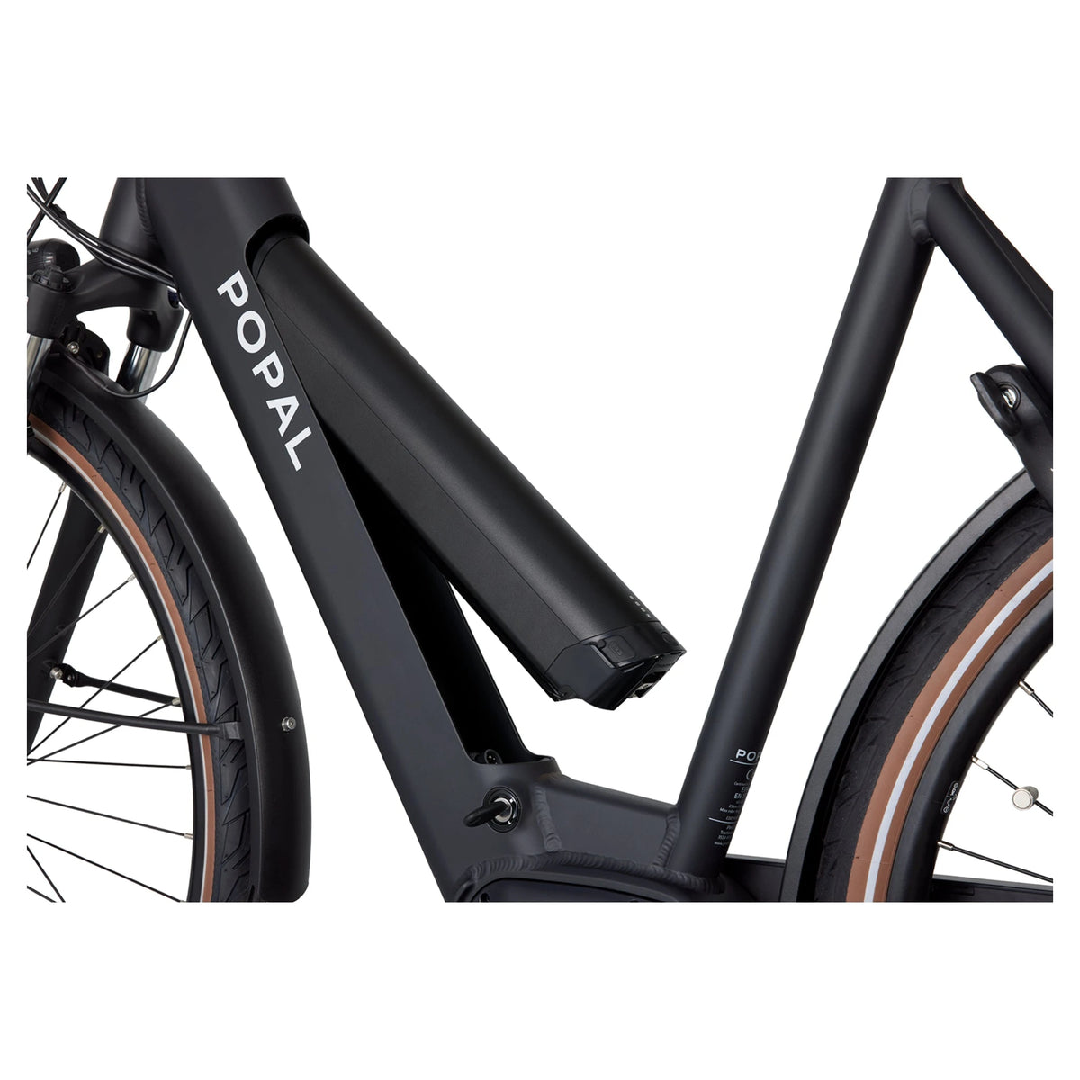 Popal Novel MM L – Elektrische Damesfiets 28 inch – 520Wh Mid-Motor – Shimano Nexus 7 – Hydraulische Schijfremmen – Mat Zwart - AE-trading