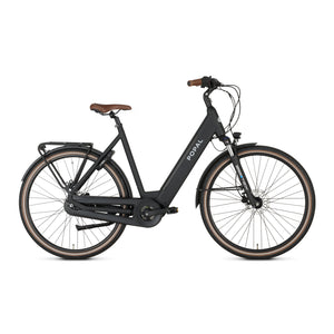 Popal Novel MM XS – Elektrische Damesfiets 28 inch – 520Wh Middenmotor – Shimano Nexus 7 – Hydraulische Schijfremmen – Mat Zwart - AE-trading