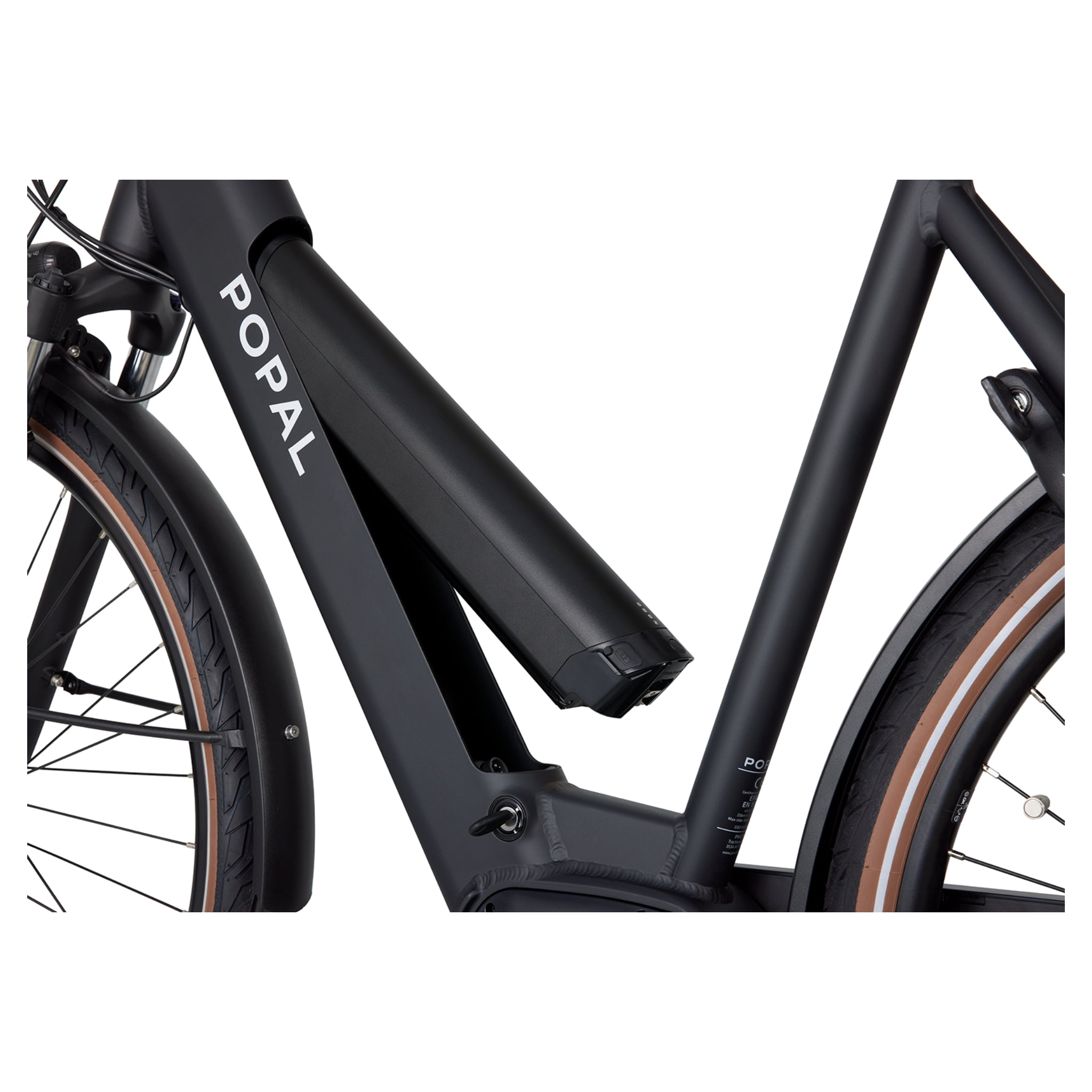 Popal Novel MM XS – Elektrische Damesfiets 28 inch – 520Wh Middenmotor – Shimano Nexus 7 – Hydraulische Schijfremmen – Mat Zwart - AE-trading